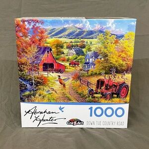 Cra Z Art 1000 Piece Abraham Hunter Jigsaw “Down The Country Road”